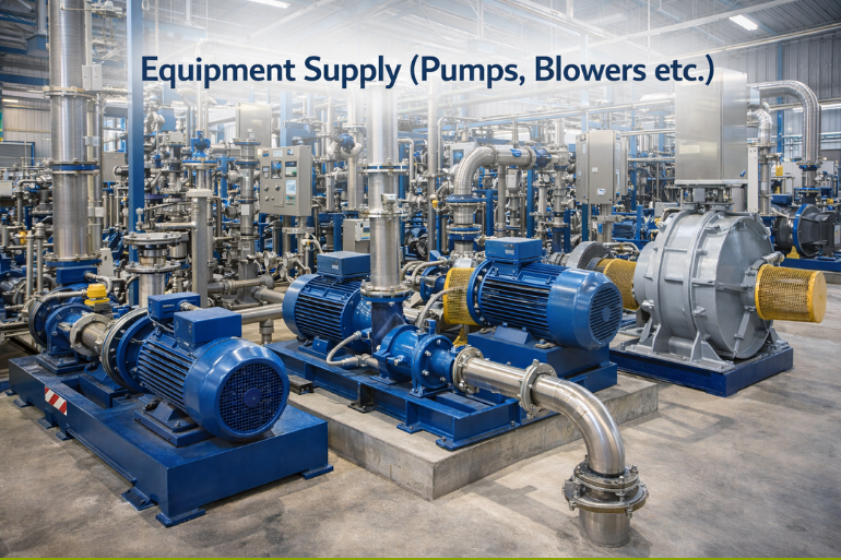Equipment Supply (Pumps, Blowers etc.)
